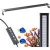 Hydor AQ-LUX REEF 900 Lampada LED per Acquario Marino 42 W (1700 lm) Spettro professionale, Dimmer e Timer Programmabile, Staffe Regolabili, Alimentatore Incl, IP67, 90 x 8 x h 9,5 cm