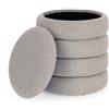 Bizzotto Pouf Contenitore Katerina Colore Bouclè Ø33.5x h.38.5 cm