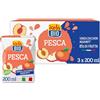 ISOLA BIO Succo di Frutta Pesca Biologico, Senza Zuccheri Aggiunti, 85% di Frutta, con Pesche Italiane, Senza Glutine, Formato 3x200ml