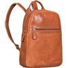 ROYALZ 'Pennsylvania' Piccolo Zaino Donna in Pelle Vera - Zainetti da Giorno Casual Pratico Elegante Zaini da Viaggio in Cuoio Autentico Zainetto Vintage da Città, Colore:Texas marrone
