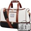 LOVEVOOK Borsa da viaggio da donna, Weekender Travel Duffle Carry On Bag con borsa da trucco, scomparto per scarpe e scomparto bagnato, impermeabile, borsa sportiva per palestra, yoga, bagaglio a mano