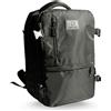 GALLUDIWILS Zaino da Viaggio 40x20x25 Ryanair Bagaglio a Mano, Zainetto Cabina Sottosedile 770g Impermeabile, Porta PC 15.6 con Tasca Antifurto. Borsa Lavoro, Sport e Trekking Uomo Donna - Nero