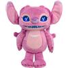 Just Play Disney Stitch Many Moods Angel Peluche Interattivo 34 cm, con Occhi LCD, Suoni e Reazioni, Idea Regalo per Bambini e Fan di Lilo & Stitch, Età 3+