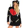 Leg Avenue 86669 Cozy Voodoo Doll Costume, Nero, EUR 40