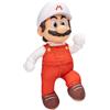 THE SUPER MARIO BROS. MOVIE Peluche snodabile di Fire Mario del film Super Mario Galaxy, 35,5 cm, con licenza ufficiale Jakks Pacific, con testa scolpita di Roto, peluche da collezione Nintendo