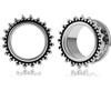 DOEARKO Dilatatore per Orecchio in Acciaio Inossidabile Double Flared Ear Stretching Piercing Corpo Gioielli 6-16mm (Argento, 12MM)