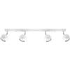 Lampada da soffitto 4xGU10 OCULARE 4L Orientabile in Acciaio
