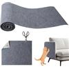ACOMTUO Protezione Divano Graffi Gatto, Tiragraffi Divano 200×40cm, Tappeto Tiragraffi per Gatti Autoadesivo Antigraffio Gatto Divano per Parete e Angolo, Protegge Tappeti e Divani, Grigio