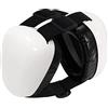 derYEP Paraorecchie per cani per protezione dell'udito 29dB NRR paraorecchie protezione dal rumore (XLarge, bianco)