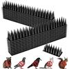 YeahBoom 12 Pezzi Dissuasori per Piccioni Plastica,5.16M Dissuasori per Piccioni,3 righe Scaccia Piccioni,Dissuasori Scaccia Piccioni,Dispositivo Anti Uccelli,Uccelli per BalconeTerrazza Finestra