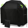 Gucass Copertura Barbecue Da Esterno, 420D Oxford Telo Copri Barbecue Impermeabile 145x60x120cm, Resistente Coperchio per BBQ Grill da Esterno, Anti Polvere Neve Pioggia Sole Raggi UV
