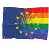 Eigenmarke Bandiera Europa arcobaleno CSD e Pride / 150 x 90 cm LGBT