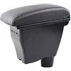XUKEY Bracciolo Centrale per Fortwo 453 2014 2015 2016 2017 2018 2019 Nuova Scatola portaoggetti interfaccia USB Modifica Contenuto Forfour