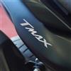 labelbike - 2 Adesivi 3D Moto Scooter Scritta TMAX in Resina compatibile con Yamaha TMAX 560 2022-2025 - Colore Argento