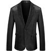 Costume da festa da uomo con paillettes a bottone Blazer smoking da sera con lustrini, giacca da discoteca di lusso, per matrimonio, festa, cosplay, discoteca, partito club, carnevale, costume con
