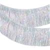 G2PLUS Guirlande di Frange Argento,20x200cm Tende Metalliche Tinsel