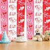 BSITSSS 2PCS Fiocco Tende Metalliche, Cuori Tende Metalliche per Feste, Frangia Tende Festa Brillantini per Decorazioni, Tende Di Tinsel, Tenda Frange per Feste, Compleanni Decorazioni di Sfondo 1*2m