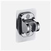 HOTMNTY Supporto per Soffione Doccia, Supporto per Doccia a Parete, Staffa Supporto Doccia Regolabile 20-25 mm, Supporto da Parete, Senza Punteggiatura, Angolo Regolabile Universale per Sala da Bagno