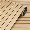 Livelynine Spesso Carta da Parati Legno Noce Naturale 30CMx5M Carta Adesiva per Pareti Camera da Letto Corridoio Ufficio Rivestimento Parete Legno Listelli Marrone Moderno Skandi Pannelli Murali 3D