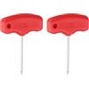 QUARKZMAN 2pz Cacciavite Torx T8 Chiave a Stella con Impugnatura a T in Acciaio CR-V per Portautensili Tornio CNC