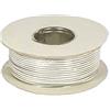 Ali's DIY Cavo a 2 fili per citofono, 0,5 mm, colore bianco, bobina intera