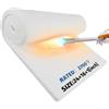 Nelyrho Coperta isolante in fibra di ceramica, 61 x 40,6 x 2,5 cm, ignifugo e resistente al calore fino a 1482 °C, ideale per stufe a legna, camini, forni, forgie, forni per pizza e altro ancora