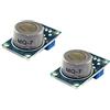 HUABAN 2PCS MQ-7 Modulo sensore di rilevamento gas monossido di carbonio MQ7 per Arduino