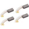 PATIKIL 12mm x 6mm x 4mm Carbonio Spazzola, Spazzola di Carbone di Ricambio, 4pz Alimentazione Utensile Sostituzione Riparazione Parte Carboncini Motore Elettrico per Elettrico Motore