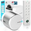 tedee GO2 Allu Serratura Smart con WiFi e tastierino biometrico per l'accesso remoto, Alexa Google Smart Home, Serratura intelligente con app e Bluetooth