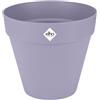 Elho Loft Urban Round 25 - Vasi per Piante da Esterno - Ø 24.5 x H 22.0 cm - Lavender Lilac