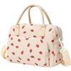 MUNSKT Borsa per il pranzo da donna, 12 l, grande, isolata, con spallacci regolabili, multi-tasche, riutilizzabile, per picnic, lavoro, scuola, picnic, viaggi, spiaggia, regali per donne