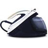 Philips PerfectCare Elite Ferro da stiro a Vapore - 2700W, 520 g Steam Boost, 7.5 Bar, Tecnologia OptimalTEMP, Modalità ECO, T-ionic Glide, Bianco/Blu (GC9635/20)