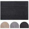 Blumtal zerbino esterno 40x60 cm - tappeto ingresso interno antiscivolo - zerbino da esterno con motivo - tappeti da esterno per porta d'ingresso - in poliestere resistente - Antracite
