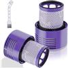 TOPALL Filtro per Dyson V10, Filtro per Dyson SV12,Filtro Ricambi Accessori per Dyson Cyclone V10 Animal/V10 Absolute/V10 Motorhead/V10 Total Clean/SV12, Filtri per Dyson Sostituire#969082-01(2 Pezzi)