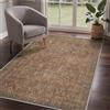 GENIMO Tappeto Morbido a Pelo Corto, 120x170 cm, Antiscivolo e Lavabile in Lavatrice, Stile Boho Vintage, per Camera da Letto, Soggiorno, Studio, Ingresso, Colore Marrone Rossiccio Classico