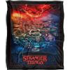 Stranger Things Hawkins Map Poster Silky Touch Super Soft Throw Blanket 152 X 127 Cm