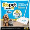 RISPET Floor Panni Microfibra 3D, Cattura Polvere-Sporco e Peli di Animali, per Tutti i Tipi di Pavimenti, 20 Unità