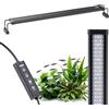 Hydor AQ-LUX FRESH 700 Lampada LED per Acquario d'Acqua Dolce 36 W (3000 lm) Spettro professionale, Dimmer e Timer Programmabile, Staffe Regolabili, Alimentatore Incl, IP67, 72 x 8 x h 9,5 cm.