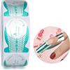 G2PLUS Cartine Per Unghie 500PCS Rotolo Cartine,Cartine Nail Form,Cartine Gel Unghie,Cartine Per Ricostruzione Unghie,Cartine Unghie Per Ricostruzione Allungamento Unghie