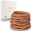 HAARallerliebst® 20 Elastici Spessi Beige per Capelli, Biondo Oro, Senza Metallo, per Donne, Ragazze e Uomini - Con Scatola per Riporre Accessori
