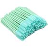 G2PLUS 100PCS Pennello per Ciglia Monouso,Scovolino Ciglia,Applicatore Mascara,Spazzolini Ciglia in Silicone per L'estensione Delle Ciglia (Verde)