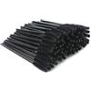 G2PLUS 100PCS Pennello per Ciglia Monouso,Scovolino Ciglia,Applicatore Mascara,Spazzolini Ciglia in Silicone per L'estensione Delle Ciglia (Nero)