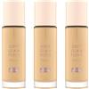 Catrice Cosmetics Catrice Soft Glam 020 - Fluido coprente effetto filtro delicato, colore nude, nutriente, naturale, lucido, brillante, vegano, senza olio, senza profumo, senza alcool, confezione da 3, (30 ml)