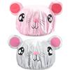 G2PLUS Cuffia da Doccia,2PCS Cuffia da doccia per bambini,Cuffia per la doccia del fumetto, bagno da bambino doccia Caps,2 cuffie da doccia impermeabili doppio strato