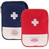 Cerioll Mini Borsa Di Pronto Soccorso, 2 Pezzi Kit Di Pronto Soccorso Portatile, Borsa Di Stoccaggio Della Medicina, Per Casa, Ufficio, Viaggio, Sport, Campeggio, Rosso