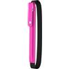 MoKo Astuccio per Apple Pencil Pro, Apple Pencil di 1a/2a generazione, iPad (USB-C), custodia in pelle PU con fibbia e fascia elastica da attaccare alla custodia dell'iPad, rosso Pitaya