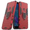 MaiJin Compatibile con ASUS ZenFone Max PRO (ZB602KL) Cover, Custodia Armor Anello Cavalletto (Funziona con Il Supporto Magnetico per Auto) Case Paraurti per ASUS ZenFone Max PRO (M1) ZB602KL (Rosso)