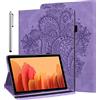 BOLELAW Custodia per Samsung Galaxy Tab S6 10,5 pollici 2019 (SM-T860/SM-T865) con penna, in pelle PU, a portafoglio, portapenne, colore oro rosa