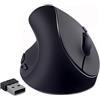 BeWishes Mouse per mancini, mouse verticale wireless 2.4G, mouse ergonomici, 3 DPI regolabili (800/1200/1600), meno rumore, specialmente per i mancini con mani piccole