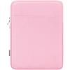 Dadanism 13 Pollici Custodia Protettiva Sacchetto Tablet per iPad Pro 13 M5/M4, iPad Air 13 M4/M3, MacBook Neo 13, MacBook Air 13 M5/M4, Galaxy Tab S10 FE Plus 13,1/Tab S10+ 12,4, Fiore Rosa